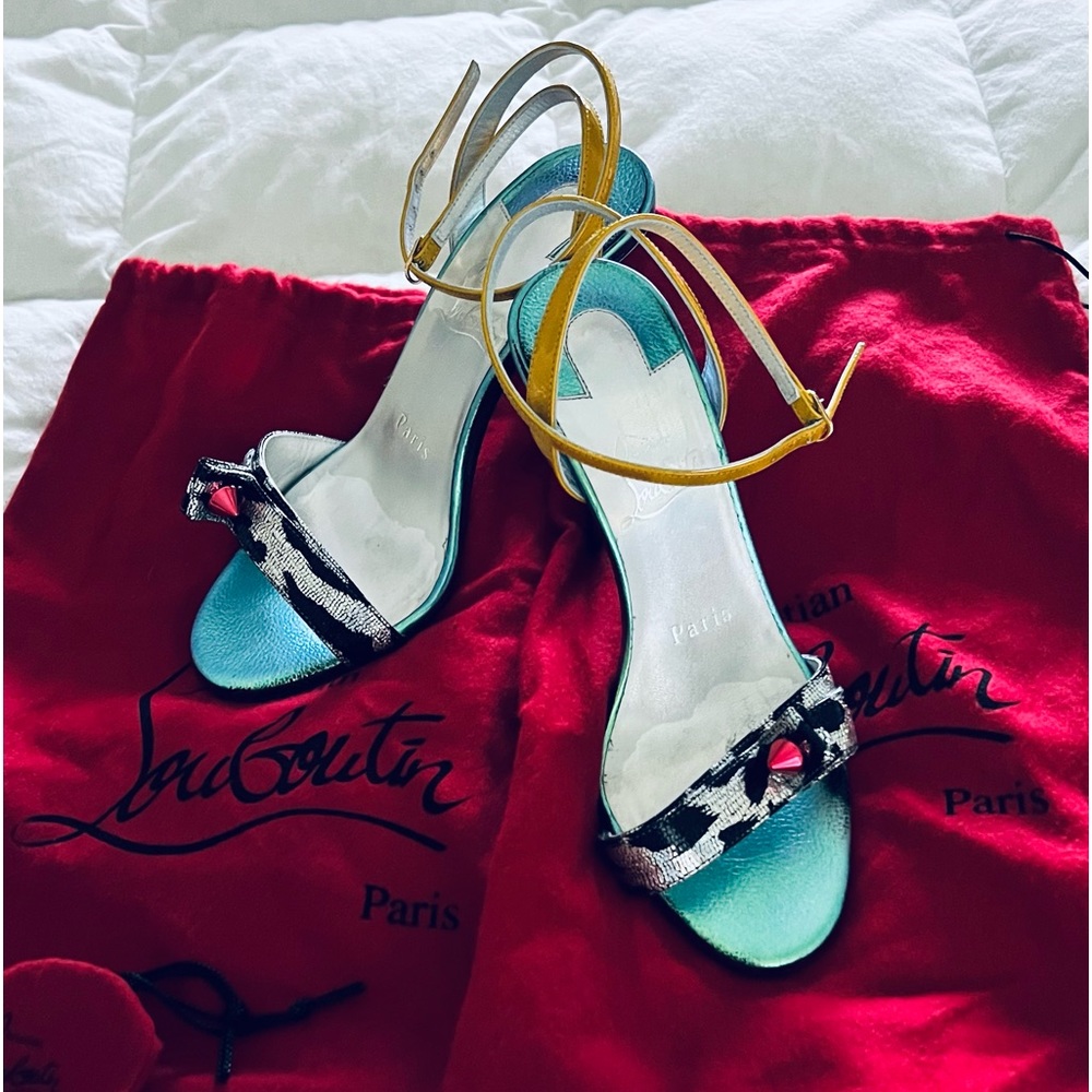 Multicolor Christian Loubouitn heels size 51/2